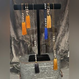 Beaded/Tassel necklaces